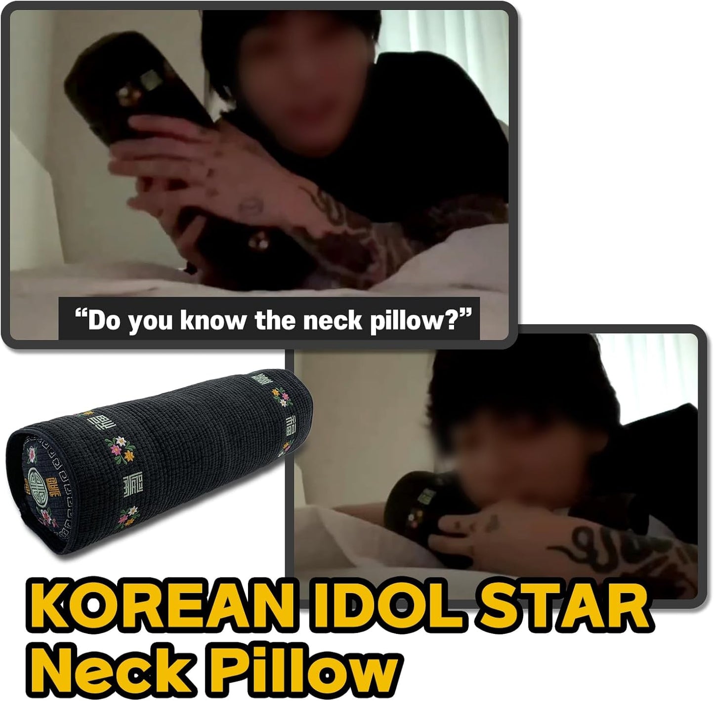 Almohada cervical de trigo sarraceno coreano de la estrella del K-pop Jungkook