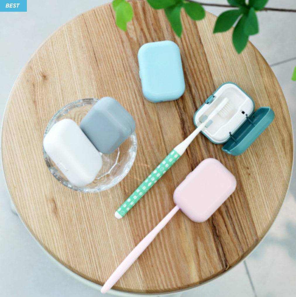 Korean Rechargeable Mini Portable UV Toothbrush Sanitizer and Sterilizer Case