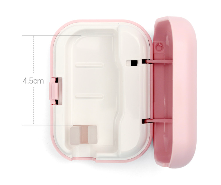 Korean Rechargeable Mini Portable UV Toothbrush Sanitizer and Sterilizer Case