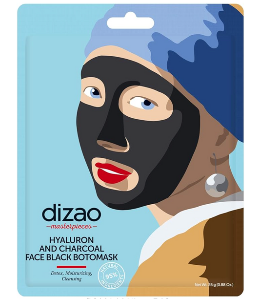 Face Mask Black Boto Mask_Hyaluron and Charcoal